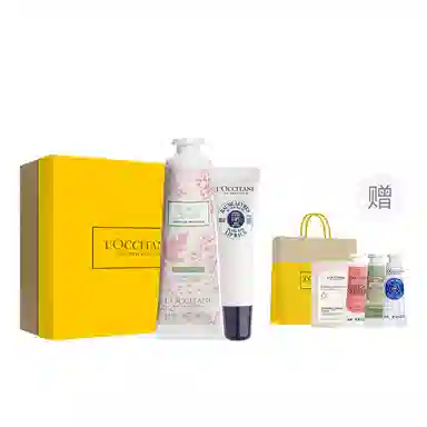 欧舒丹 手唇套装乳木果手霜唇膏香氛滋润套装 补水保湿