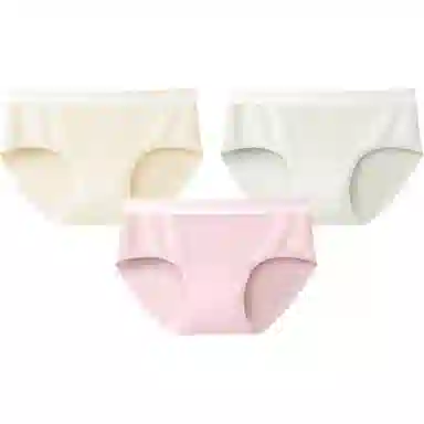 健将 纯色简约中腰三角内裤 女款