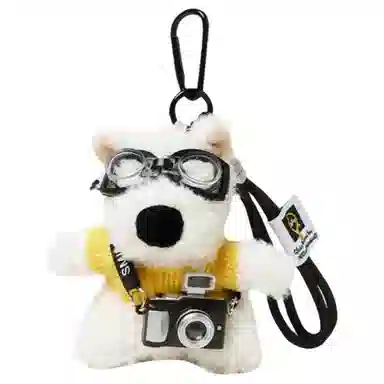 纳兰杜 潦草西高地小狗公仔可爱玩偶挂饰 毛绒拼金属 钥匙扣包周边 男女同款情侣款 多色