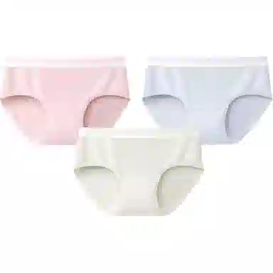 健将 纯色简约中腰三角内裤 女款