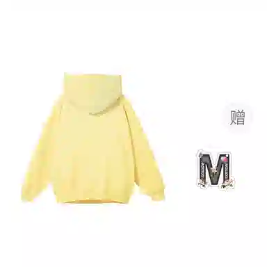 棉购 连帽字母印花小众秋冬加绒加厚学生美式重磅宽松上衣卫衣男 女款