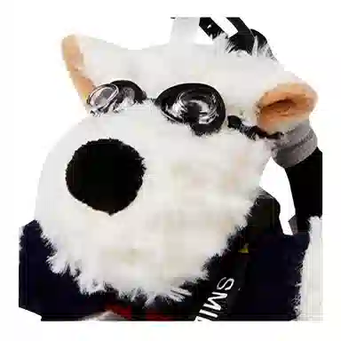 纳兰杜 潦草西高地小狗公仔可爱玩偶挂饰 毛绒拼金属 钥匙扣包周边 男女同款情侣款 多色