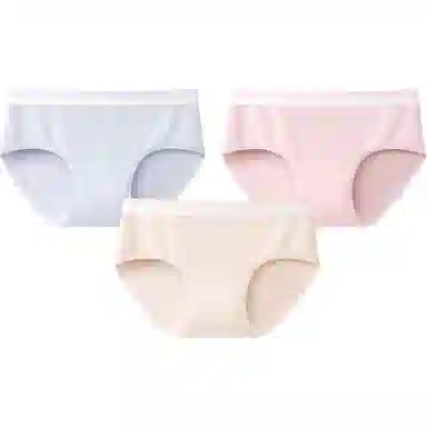 健将 纯色简约中腰三角内裤 女款