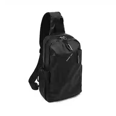 老人头 时尚简约潮流轻便百搭 合成革 胸包 男款 多色