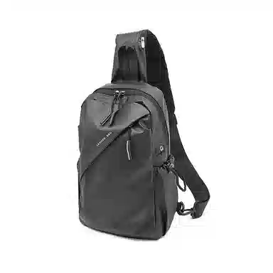 老人头 时尚简约潮流轻便百搭 合成革 胸包 男款 多色