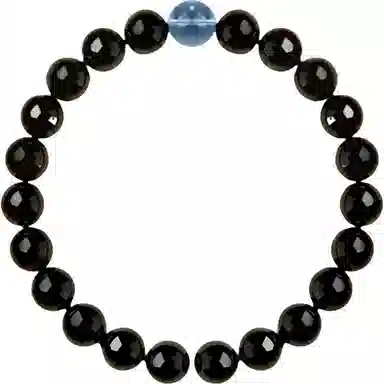 华髻 招财纳福转运珠简约轻奢高级时尚设计感 国潮可爱小众设计感气质百搭日常好运 黑曜石 手串 男女同款情侣款