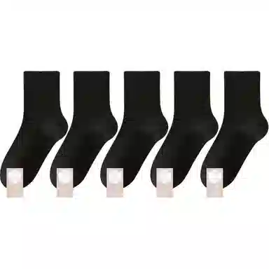 黛梦恋 网眼薄款纯棉吸汗中筒袜 女款