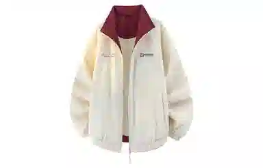 王者荣耀 美式复古撞色翻领外套宽松舒适少年感学院风休闲运动百搭时尚教练夹克衫 梦奇款 男女同款