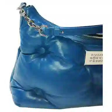 Maison Margiela Numeric Badge Shoulder Bag Blue