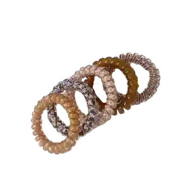 希铃 果冻彩色系列 电话圈组合款 树脂 发圈/头绳 女款