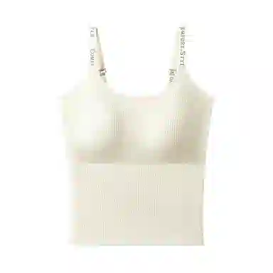 艾诗塔 吊带美背内衣一体带胸垫内搭无痕背心夏可外穿打底衫 女款