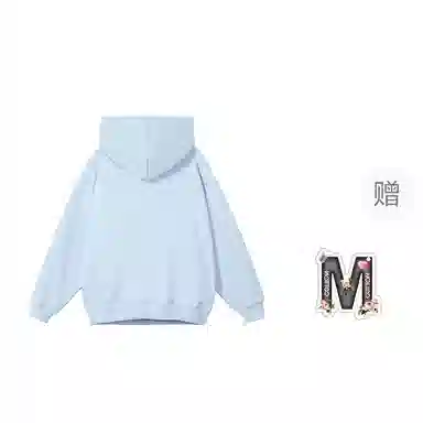 棉购 连帽重磅潮流美式上衣宽松慵懒学院风创意图案加绒加厚保暖秋冬卫衣 男女同款