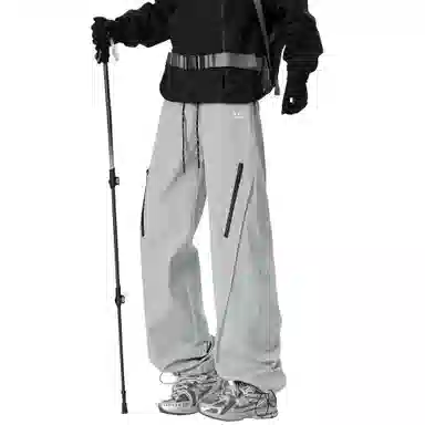 王者荣耀 美式高街反光多口袋工装裤宽松舒适户外徒步爬山运动时尚百搭休闲裤 鲁班七号款 男女同款