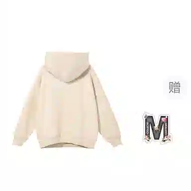 棉购 美式潮流时尚小猫连帽上衣宽松重磅春秋学院风舒适原创卫衣 男女同款
