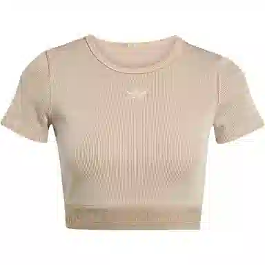 adidas originals ESSENTIALS RIB WASHED SS25 T