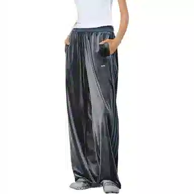 Atry Velvet Contrast Tape Pants