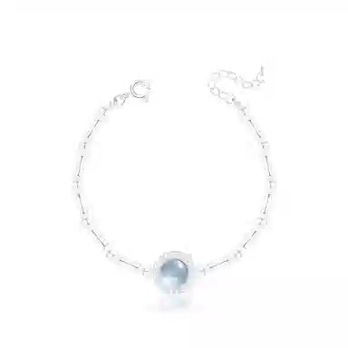 【S925纯银 节节高升】 七七银饰  小清新 转运本命年 高级感轻奢精致小众设计气质 前程似锦事业有成 好运 学生 琉璃 手链 女款