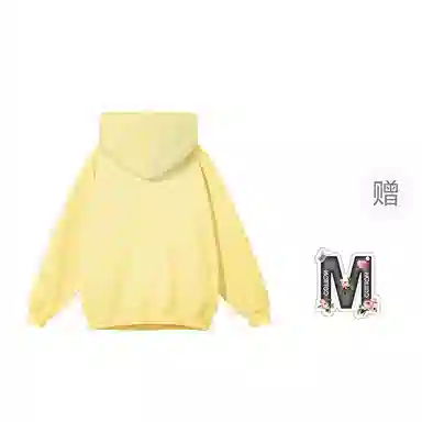 棉购 美式复古连帽宽松连帽春秋上衣街头学院风原创百搭基础款潮流时尚加绒保暖卫衣男 女款