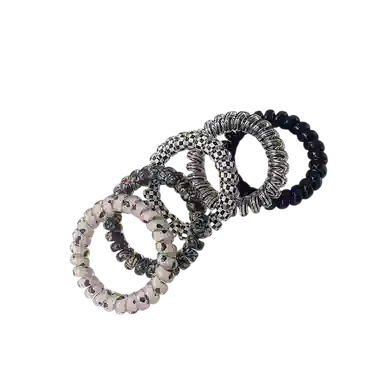 希铃 果冻彩色系列 电话圈组合款 树脂 发圈/头绳 女款