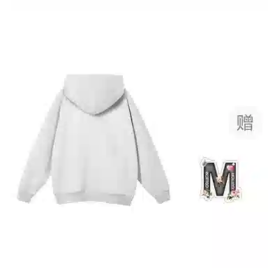 棉购 春秋连帽潮流宽松韩版上衣学生口袋带帽套头休闲加绒外套卫衣 男女同款