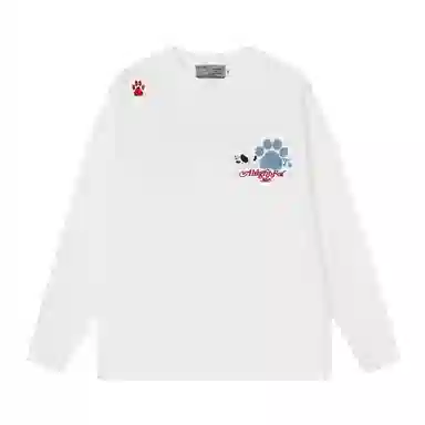 HARSH AND CRUEL Embroidered Puppy Long Sleeve T-Shirt