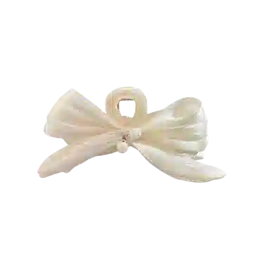 希铃 气质优雅法式蝴蝶结大号#好运 网纱 发夹 女款