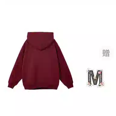 棉购 连帽个性潮流宽松韩版口袋带帽套头卫衣 女款