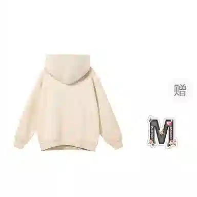 棉购 连帽重磅潮流美式上衣宽松慵懒学院风创意图案加绒加厚保暖秋冬卫衣 男女同款