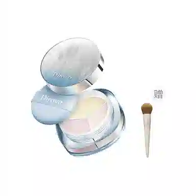 蒂洛薇 冰川定妆控油水散粉蜜粉三色 自然防水彩妆持久不晕染不脱妆清透素颜不卡粉定妆