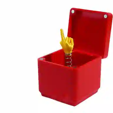 萌吉码 中指礼盒 整蛊玩具