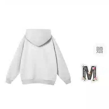 棉购 美式复古连帽宽松连帽春秋上衣街头学院风原创百搭基础款潮流时尚加绒保暖卫衣男 女款