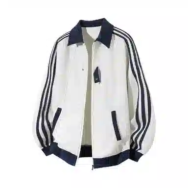 悍戈 美式重磅潮流拼接撞色大码情侣棒球服休闲时尚卫衣 男女同款