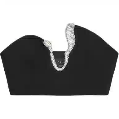 ZARA Asymmetric Off-Shoulder Bustier