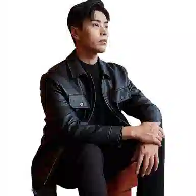 古鲨 时尚氛围保暖翻领羽绒服 男款