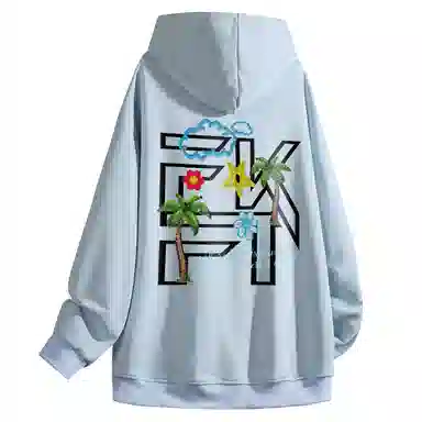 FKFT Letter Print Hoodie