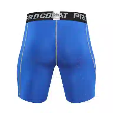 左岸 紧身男夏季轻薄透气弹力速干裤男学生篮球五分打底裤休闲跑步田径训练裤健身裤子薄款修身显瘦运动短裤 男款