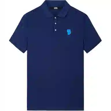 KARL LAGERFELD Logo Polo Shirt