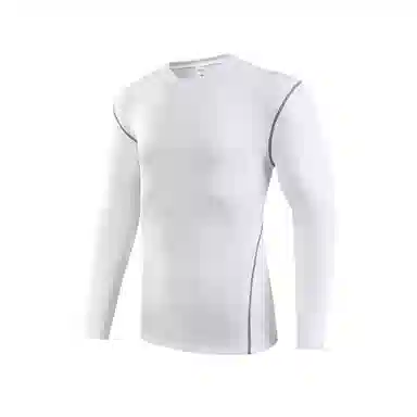 左岸 夏季薄款时尚紧身长袖衫运动速干衣篮球足球跑步训练休闲打底衫健身房百搭上衣修身中腰显瘦健身衣 男款