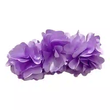 蒙妮 森系花朵香蕉夹 亚克力 发夹 女款