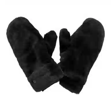 lululemon Logo Fleece Gloves Bone White