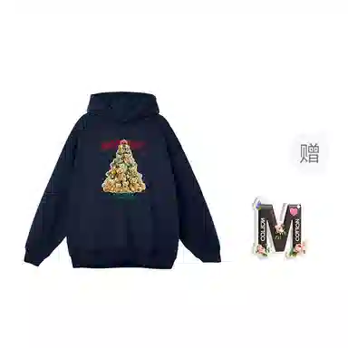棉购 美式宽松慵懒风上衣百搭潮流印花学生卫衣 女款