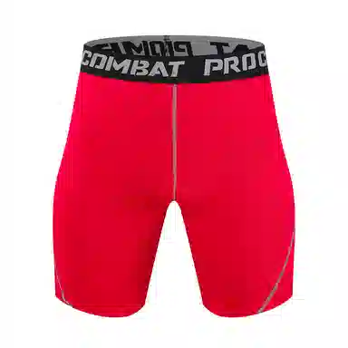 左岸 紧身男夏季轻薄透气弹力速干裤男学生篮球五分打底裤休闲跑步田径训练裤健身裤子薄款修身显瘦运动短裤 男款