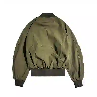 【dme】 潮牌美式小众立领设计感宽松百搭棒球服外套时尚复古高品质无性别主义休闲飞行员秋款夹克 男女同款