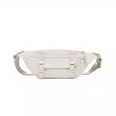 北极猎人 潮流港风 涤纶 胸包 常规 男女同款情侣款 黑色/米白/橙色/灰色