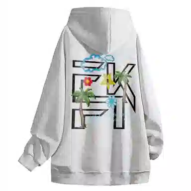 FKFT Letter Print Hoodie