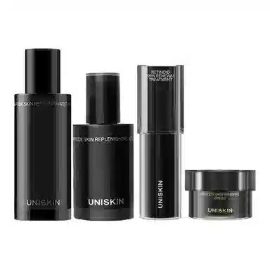 优时颜 黑引力精华乳护肤套装 舒缓紧致 四件套