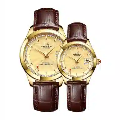 SHANGHAI Automatic Leather Watch
