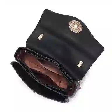 都宝路 质感百搭轻便日常通勤约会出行简约菱格链条 牛皮拼合成革 单肩斜挎包 女款 多色