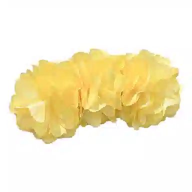 蒙妮 森系花朵香蕉夹 亚克力 发夹 女款