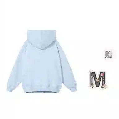 棉购 加绒加厚百搭潮流印花美式学生卫衣 女款